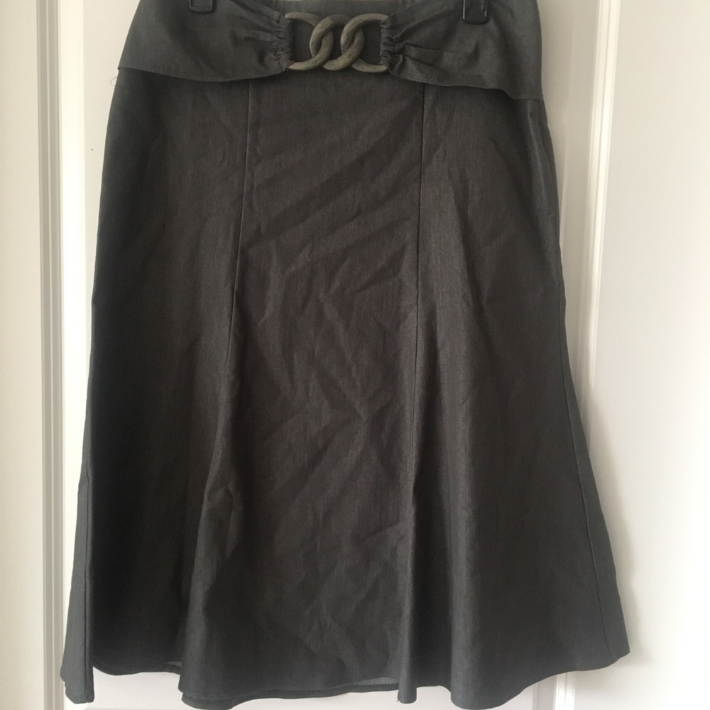 Gray Larry Levine Skirt